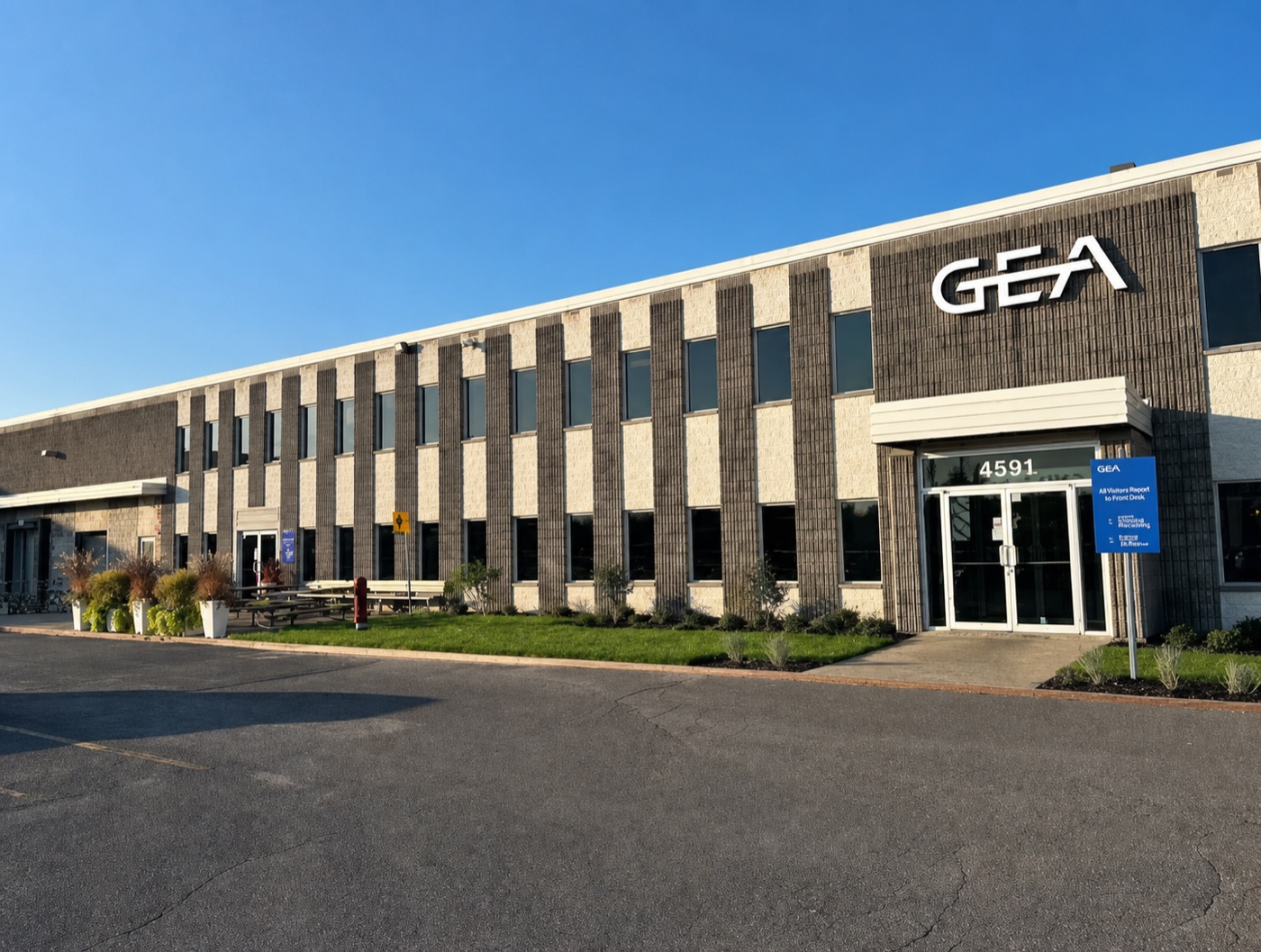 GEA Farm Technologies building in Drummondville